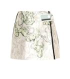 Prada Printed Silk-blend Miniskirt