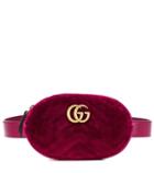 Temperley London Gg Marmont Velvet Belt Bag