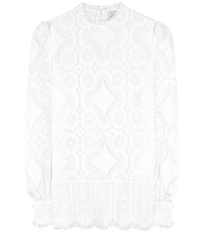 Hillier Bartley Cotton Lace Blouse