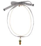 Jil Sander Embellished Cherry Choker