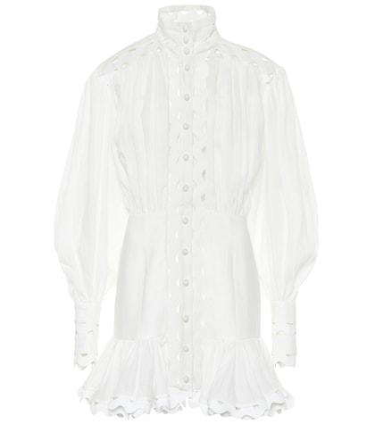 Zimmermann Ninety-six Wave Ramie Minidress