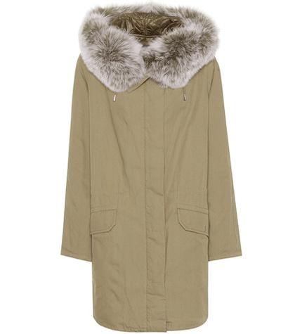 Yves Salomon - Army Fur-trimmed Cotton Parka