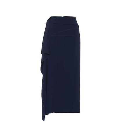 Roland Mouret Kelley Stretch Crêpe Midi Skirt