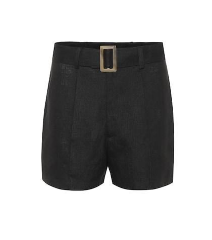 Lisa Marie Fernandez High-rise Linen Shorts