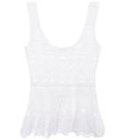 Frame Marianne Cotton Crochet Top