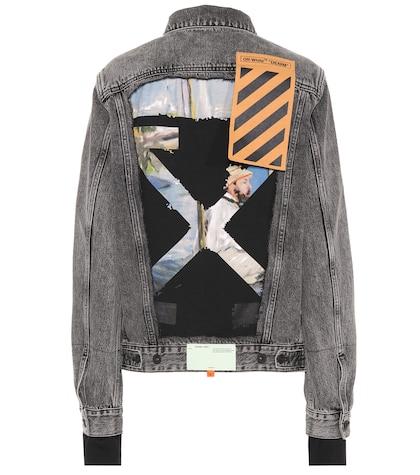Off-white Appliquéd Denim Jacket