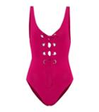 Mara Hoffman Desa Lace-up Swimsuit