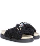 Gregor Pirouzi Slipper Slip-on Embellished Sandals