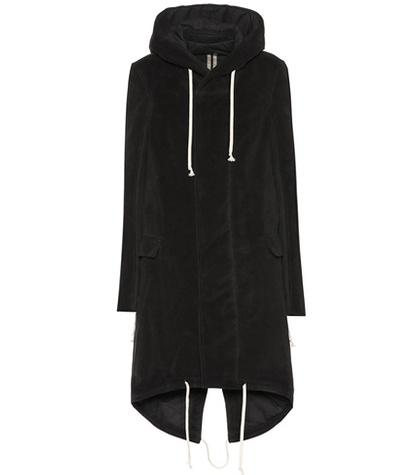 Rick Owens Hooded Cotton Jacket