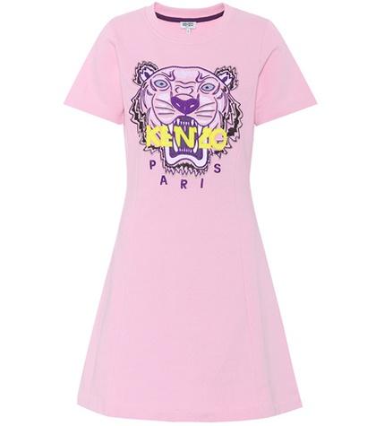 Giambattista Valli Tiger Logo Cotton Minidress