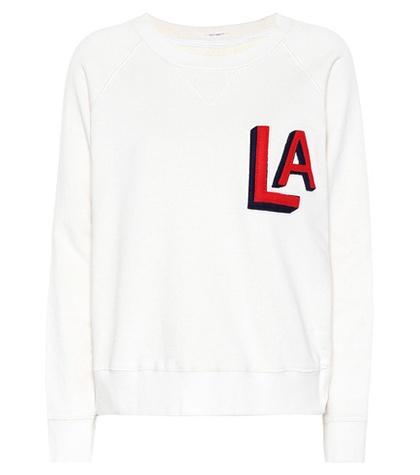 Mother The Square Applied Sweatshirt