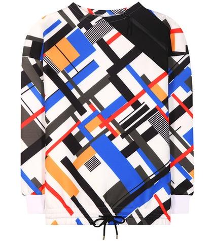 Meteo By Yves Salomon Printed Scuba Sweater