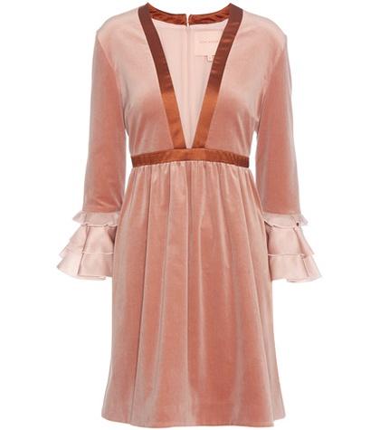 Roksanda Attwood Ruffled Velvet Dress