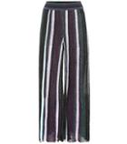 Missoni Metallic Knitted Wide-leg Trousers