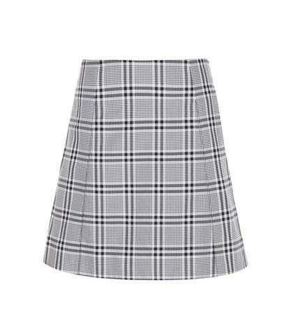 Each X Other Stella Check Cotton Miniskirt