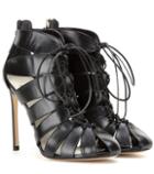 Givenchy Cut-out Leather Ankle Boots