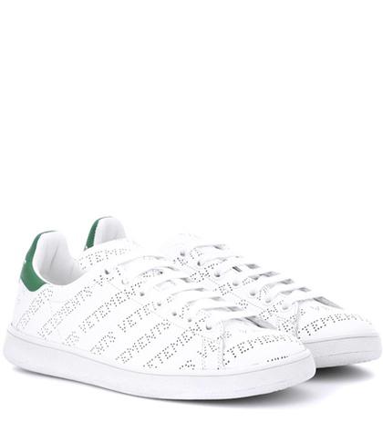 Vetements Perforated Leather Sneakers