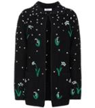 Valentino Embroidered Wool Cardigan