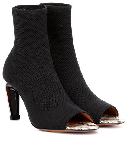 Emilio Pucci Mabela Knit Ankle Boots