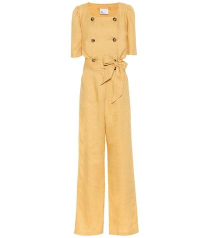 Lisa Marie Fernandez Diana Linen Jumpsuit