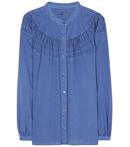 Edie Parker Cotton Blouse
