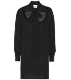 Valentino Silk Tie-neck Dress