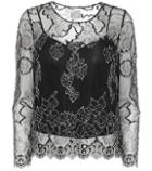 Huishan Zhang Piper Embroidered Lace Top