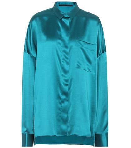 Haider Ackermann Silk-satin Shirt