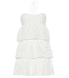 Saint Laurent Tiered Cotton-blend Minidress