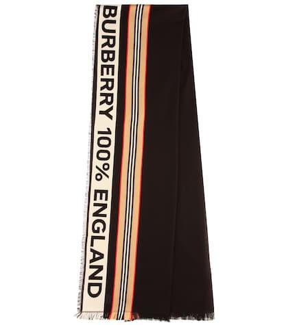 Burberry Icon Stripe Cotton Scarf