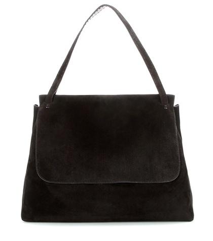 Gucci Top Handle 14 Suede Shoulder Bag