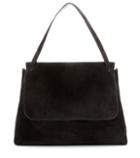 Gucci Top Handle 14 Suede Shoulder Bag