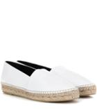 Kenzo Embossed Leather Espadrilles