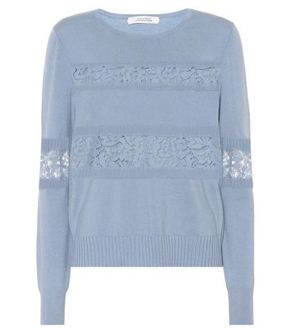 Dorothee Schumacher Lace Embrace Wool-blend Sweater