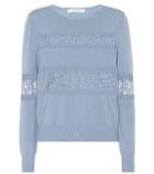 Dorothee Schumacher Lace Embrace Wool-blend Sweater