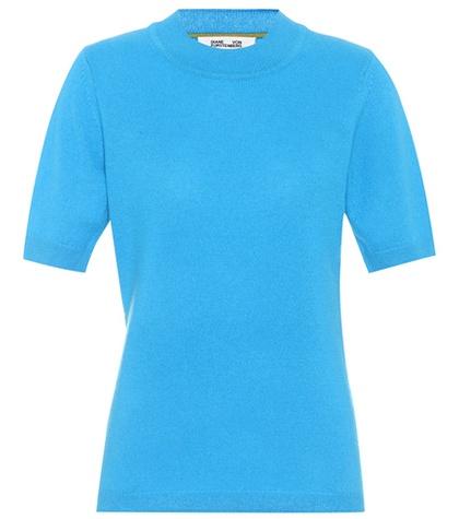 Diane Von Furstenberg Short-sleeved Cashmere Sweater