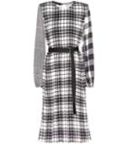 Calvin Klein Collection Jelly Printed Silk-satin Dress