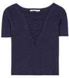 Burberry Cotton And Cashmere Top