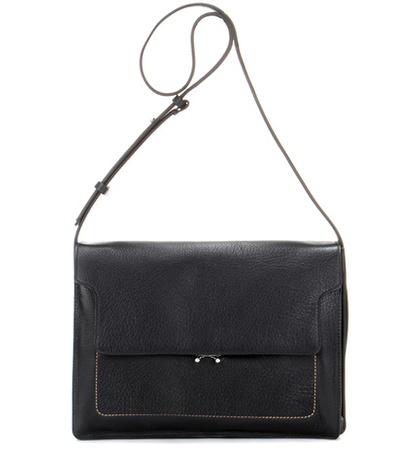 Marni Soft Trunk Leather Shoulder Bag