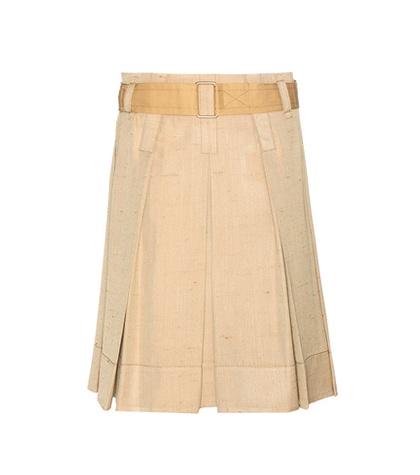 Marc Jacobs Pleated Silk Skirt