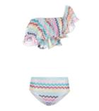 Velvet Metallic Crochet-knit Bikini
