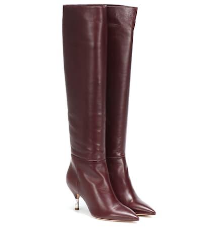 Coach Gonzalez Leather Knee-high Boots