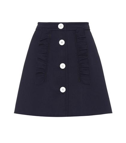 Miu Miu Embellished Miniskirt