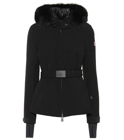 Moncler Grenoble Bauges Fur-trimmed Down Ski Jacket