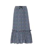 Balenciaga Cecil Floral Cotton Skirt