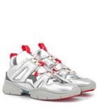 Isabel Marant Kindsay Metallic Leather Sneakers