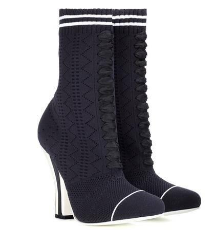 Repossi Stretch-knit Ankle Boots