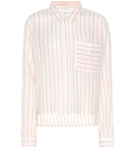 Current/elliott Striped Cotton Shirt