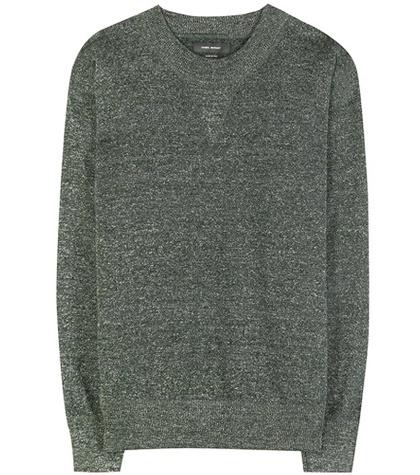 Isabel Marant Wal Metallic-knit Sweater