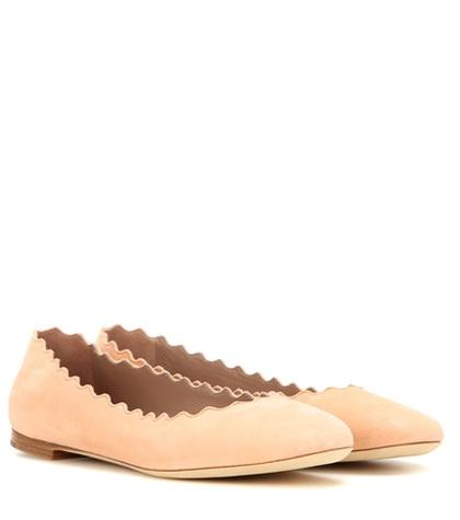 Miu Miu Lauren Suede Ballerinas